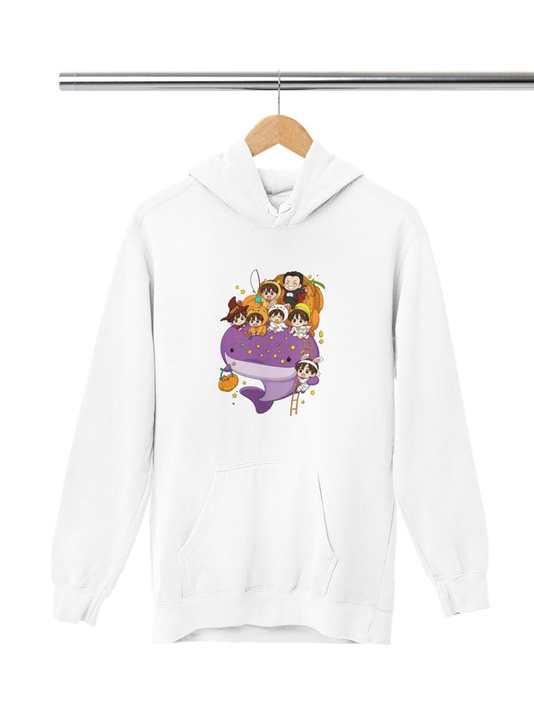 Kore BTS White Hoodie by Desi Seoul