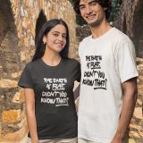 The earth is flat. Didn’t you know that? T-shirt by Desi Seoul