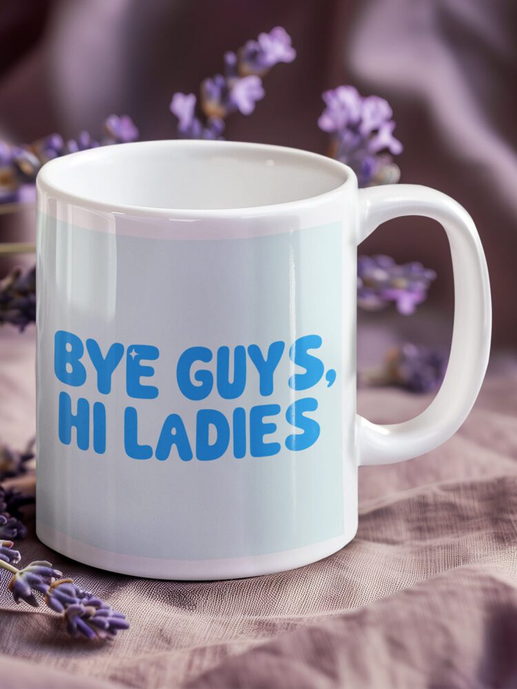 Bye Guys Hi Ladies Soobin TXT Coffee Mug by Desi Seoul