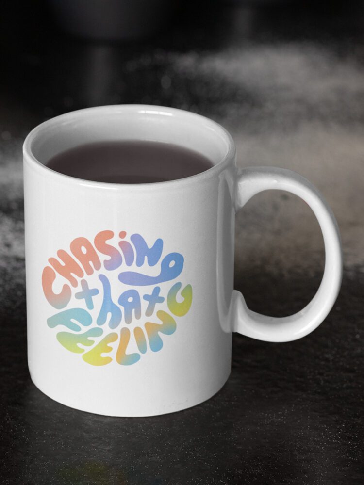 Chasing That Feeling TXT coffee mug by Desi Seoul