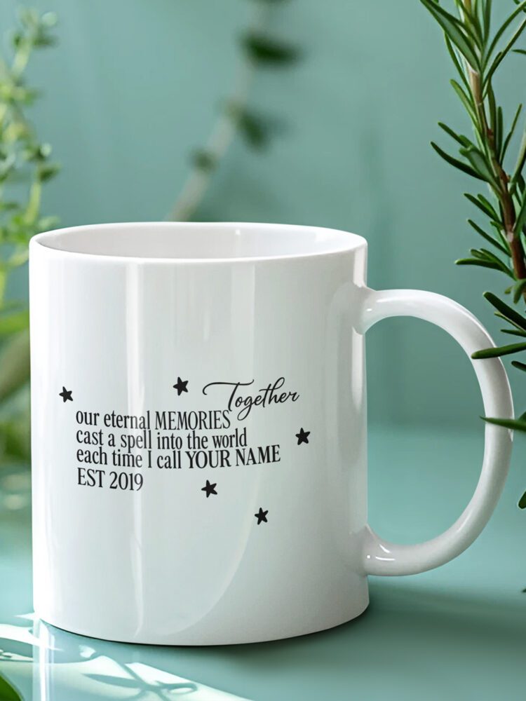 Eternal Memories by TXT coffee mug by Desi Seoul