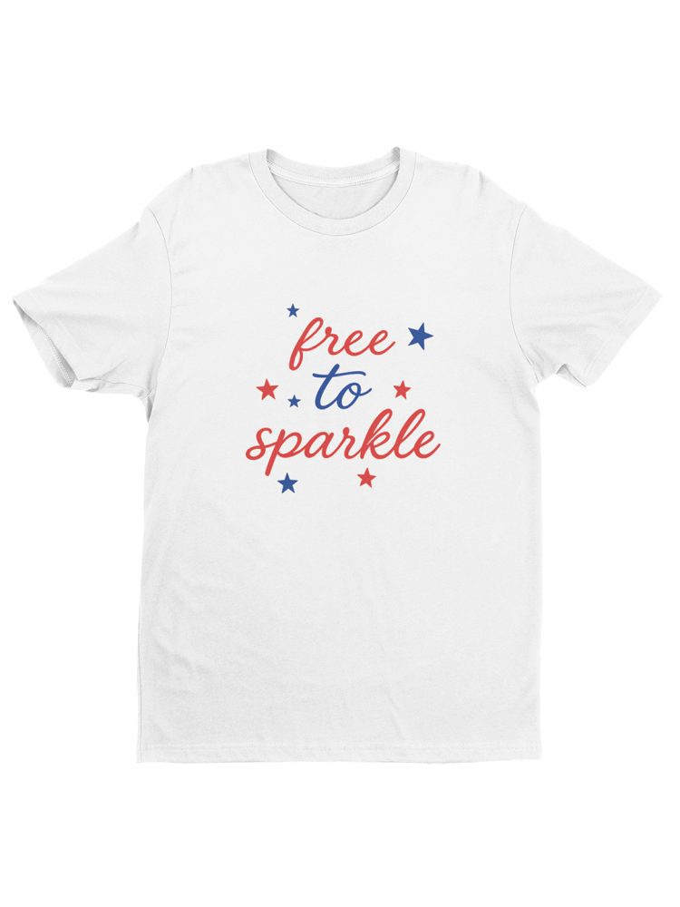 Free To Sparkle Yeonjun White T-shirt by Desi Seoul