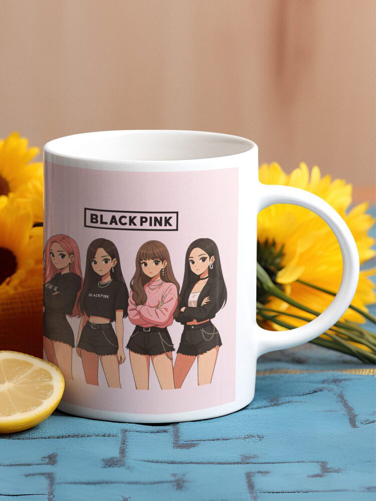 Blackpink Members Coffee Mug by Desi Seoul