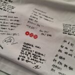 Arirang BTS x Handwritten Letter Double Side Printed T-Shirt