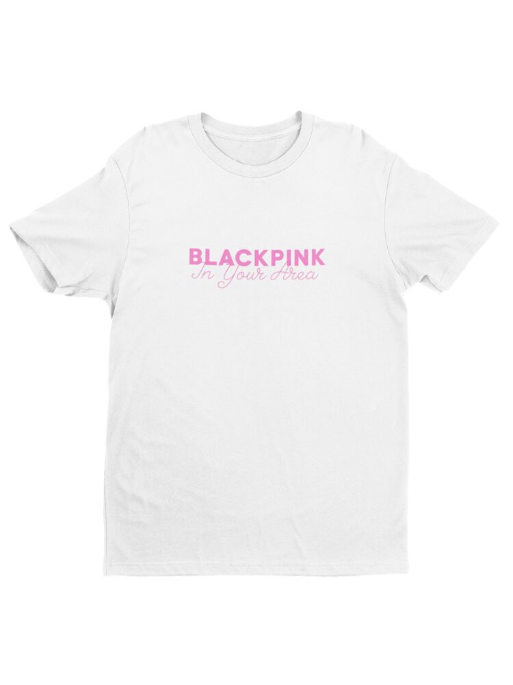 BLACKPINK In Your Area White T-Shirt by Desi Seoul