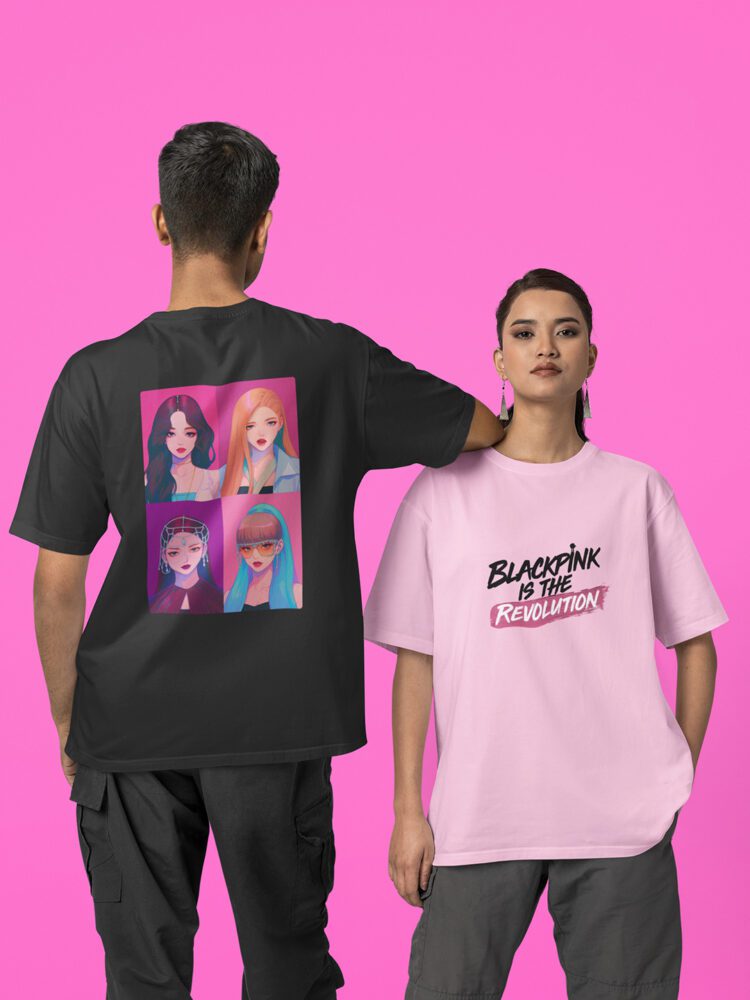 BLACKPINK Revolution Double Side Printed T-Shirt by Desi Seoul