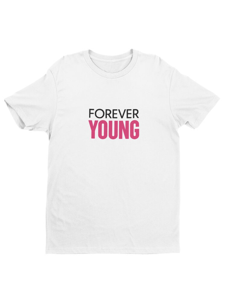 Forever Young BLACKPINK White T-Shirt by Desi Seoul