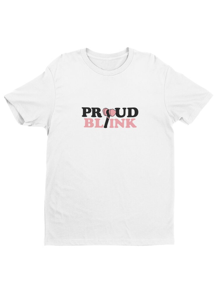 Proud BLINK BLACKPINK White T-Shirt by Desi Seoul